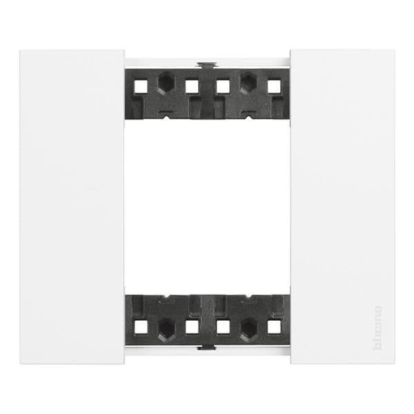 LNow plaque 2 modules Blanc pour support référence K4702 vue 1