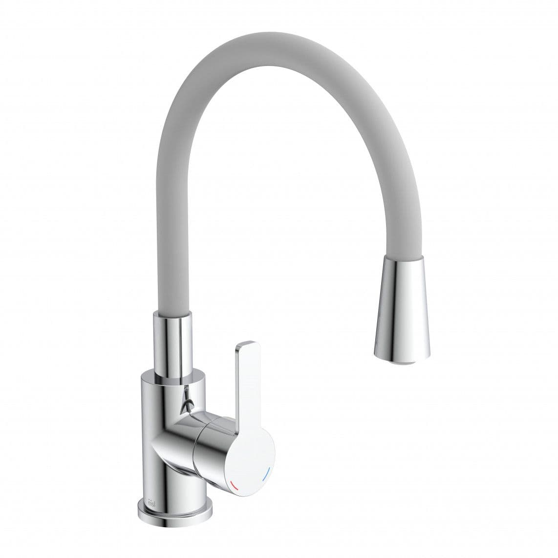 NI186FLHG FLEXO Mitigeur évier, chromé/gris clair, avec flexible soft-touch vue 1