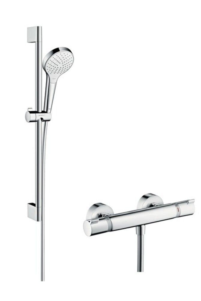 Hansgrohe Croma Select S système de douche apparent Vario avec Ecostat Comfort vue 1