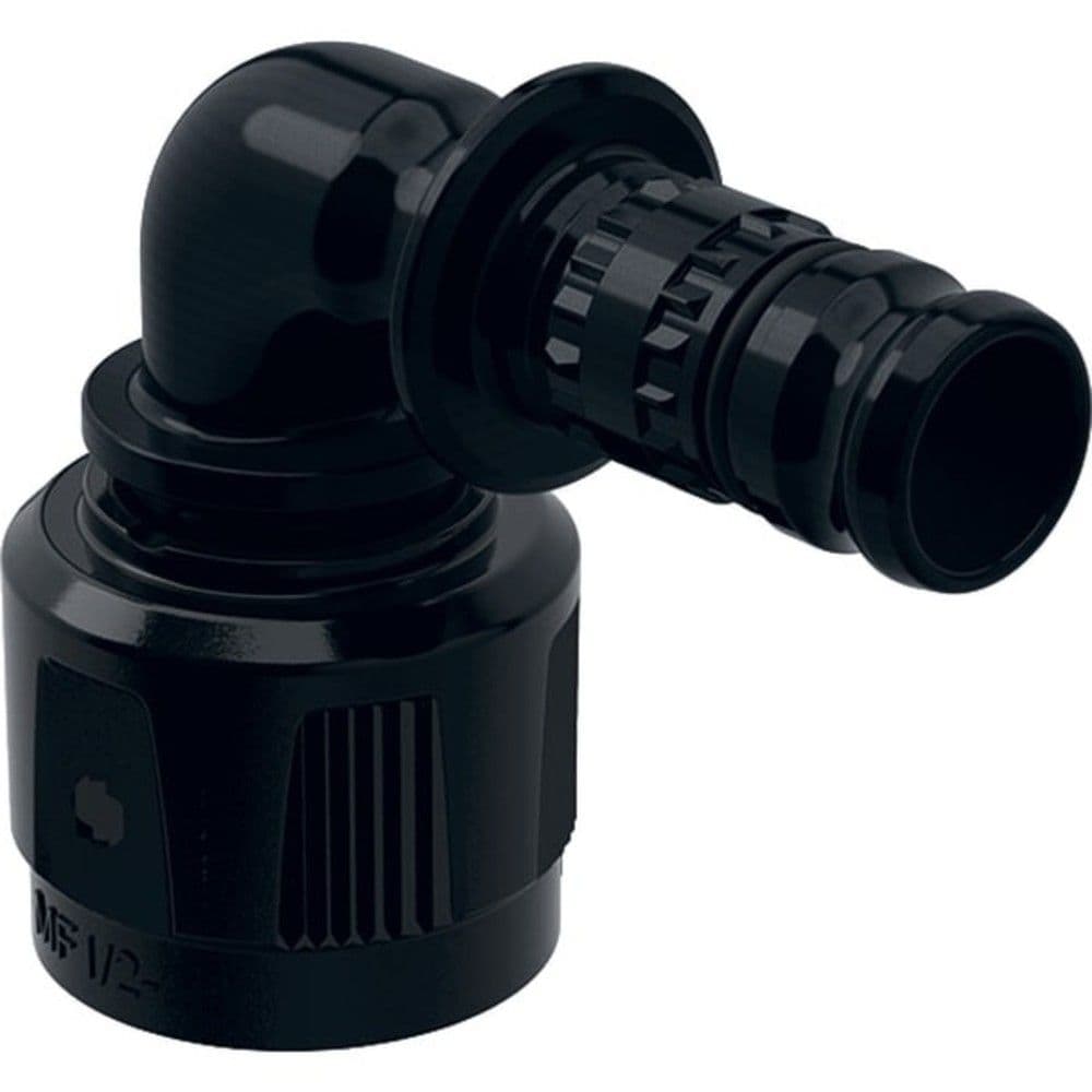 Geberit Mepla raccord coude 90° écrou MasterFix PVDF 20-1/2" vue 1