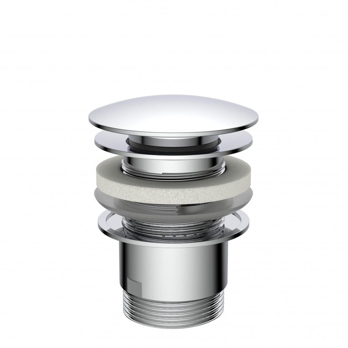 98807330 DAV-1WK vanne d'évacuation, chromé, 1 1/4" x 65 mm vue 1