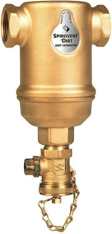 SEPARATEUR DE BOUES SPIROTRAP 4/4"F HORIZONTALE vue 1