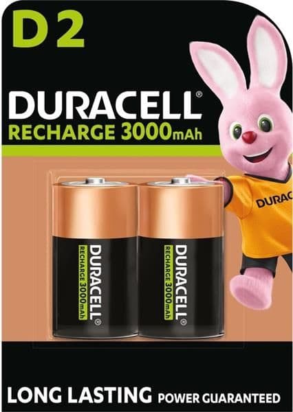 Set de 2 piles rechargeables Duracell LR14 vue 1
