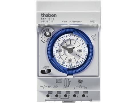Horloge 24h sans réserve de marche 230V 50Hz 1CO 16A vue 1