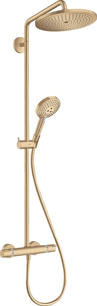 Hansgrohe Croma Select S Showerpipe 280 1 jet met thermostaat brushed bronze vue 1