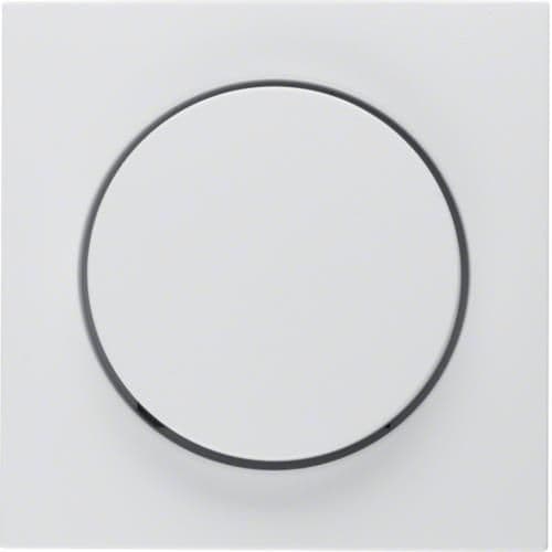 Enjoliveur pour variateur rotatif Berker S.1 IP44, Blanc polaire, mat vue 1