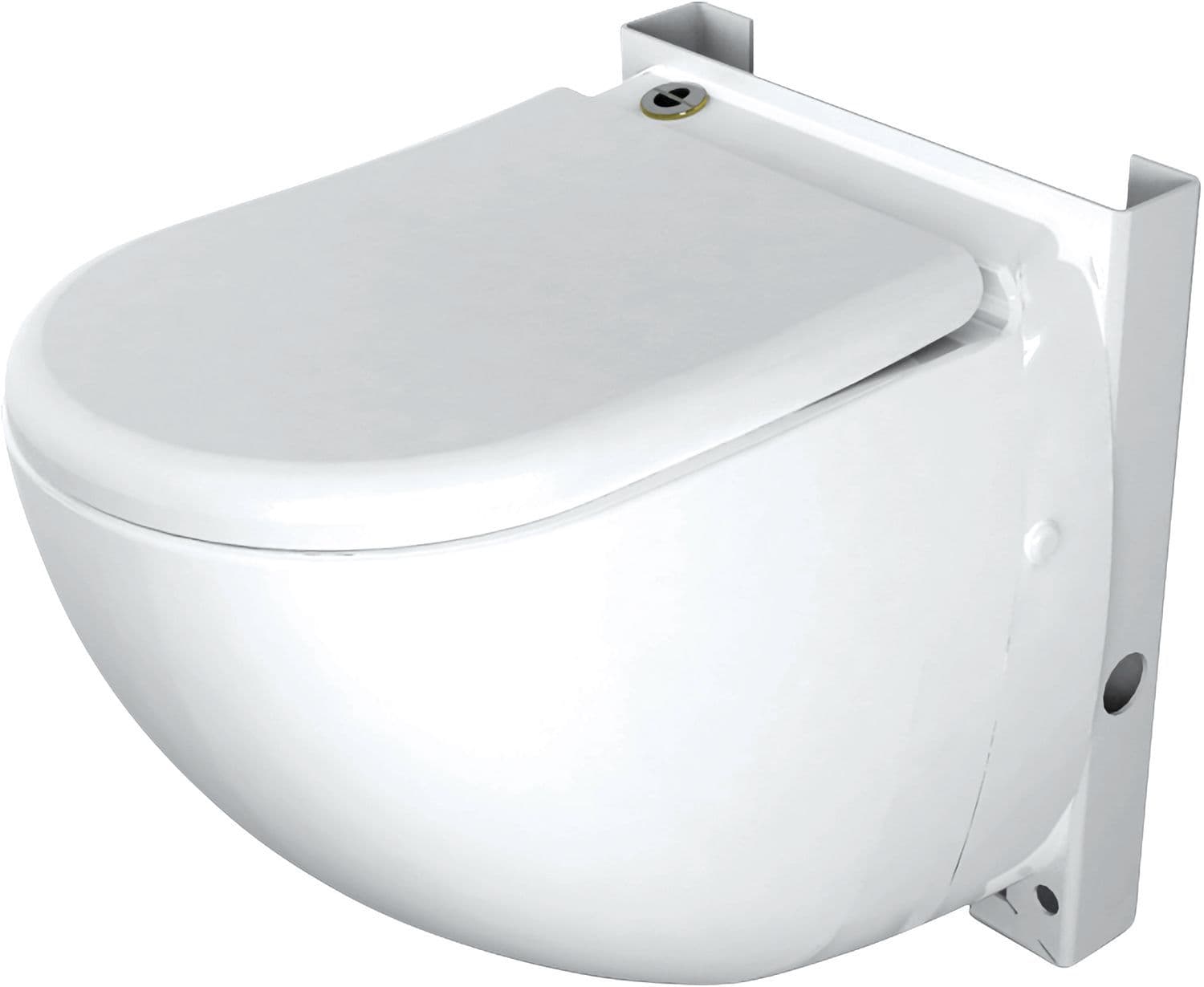 WC SUSPENDU+SIEGE+BROYEUR SANICOMPACT COMFORT ECO SFA BLANC vue 1
