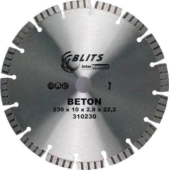 DISQUE DIAMANT BETON BLITS R 125x22,2 vue 1