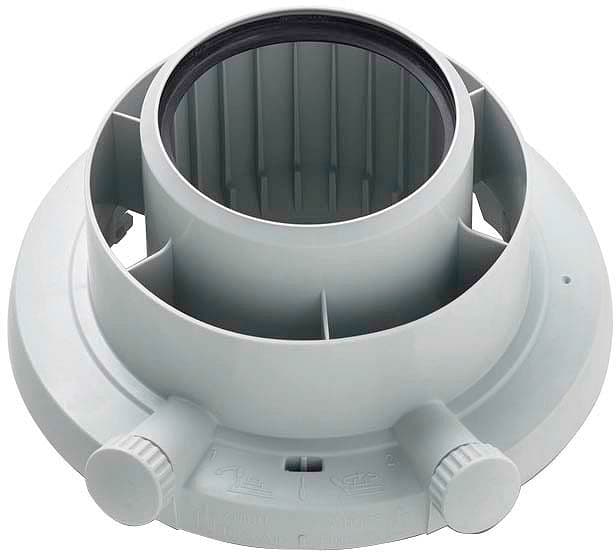 ADAPTATEUR 80/125 POUR ISOTWIN-THEMAFAST-THEMAPLUS-THEMA CONDENS AS BULEX vue 1