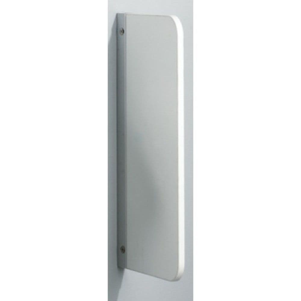 Intersan cloison d'urinoir stratifié profiles aluminium 18mm avec montage blanc vue 1