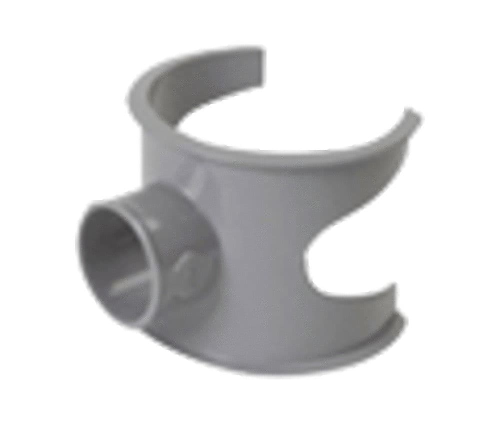 Nicoll raccord à coller PVC selle MF D 110 x D 50 gris vue 1