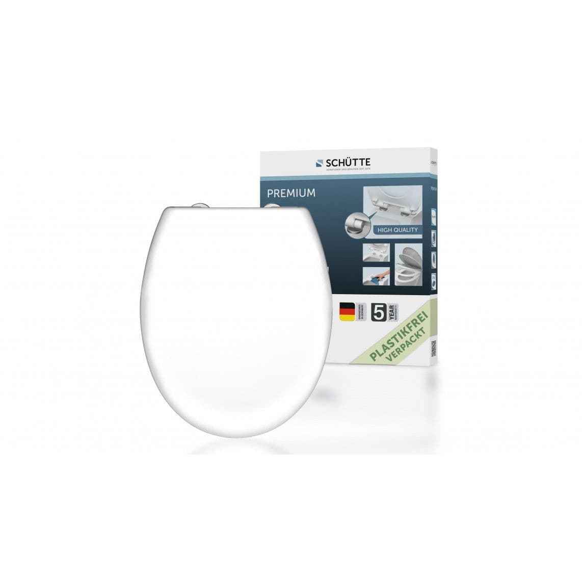 82600 abattant WC en Duroplast WHITE, PREMIUM, avec frein de chute et déclipsable vue 1