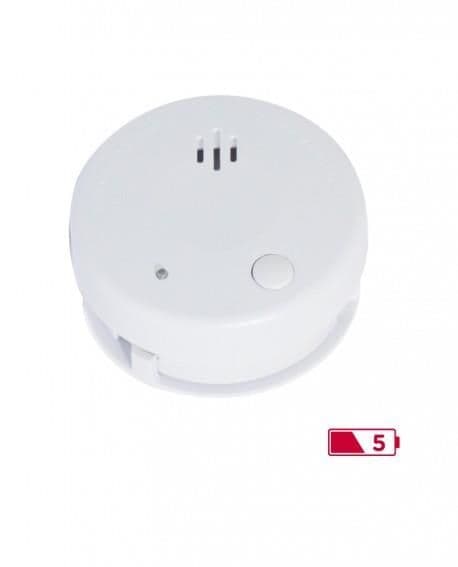 Détecteur de fumée optique avec indicateur Led 3 x CR2450 - 85dB garantie 5 ans vue 1