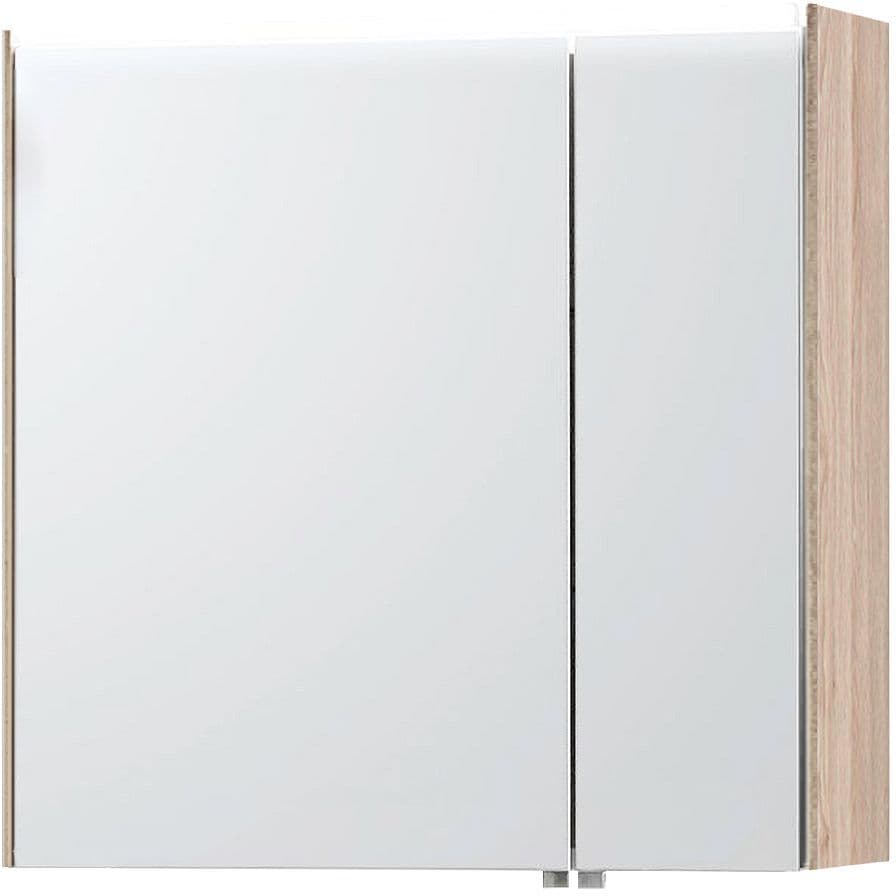 ARMOIRE DE TOILETTE MOLTO 71CM AVEC ECLAIRAGE LEDLINE CHENE NATURE vue 1