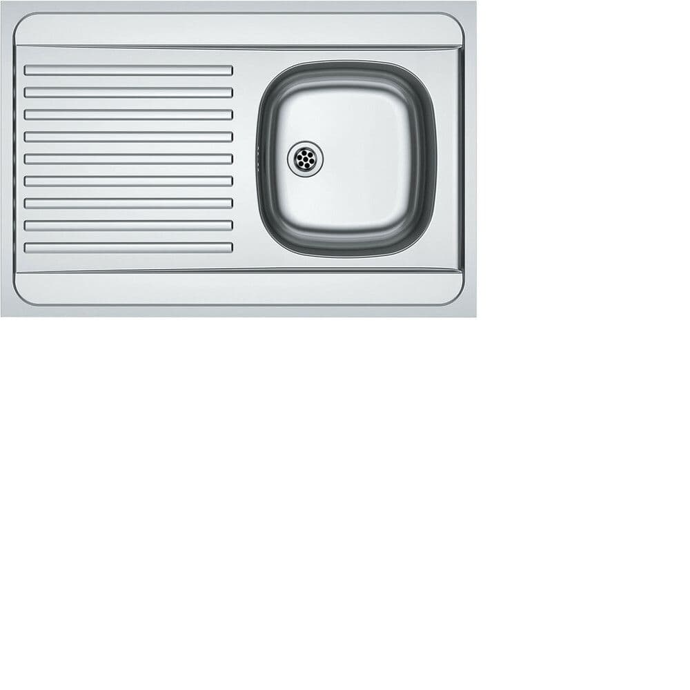 Franke Man 711 évier 900x600mm 1 bac réversible vidage manuel inox vue 1