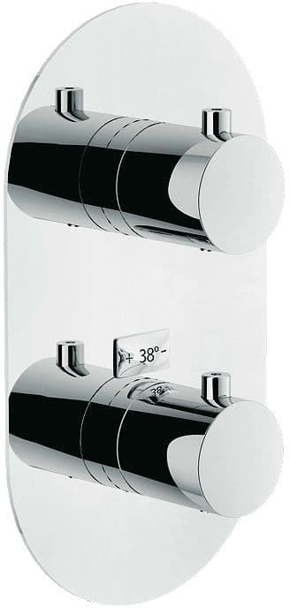 SET DE FINITION THERMOSTAT+INVERSEUR LIVE/VELIS NOBILI CHROME vue 1