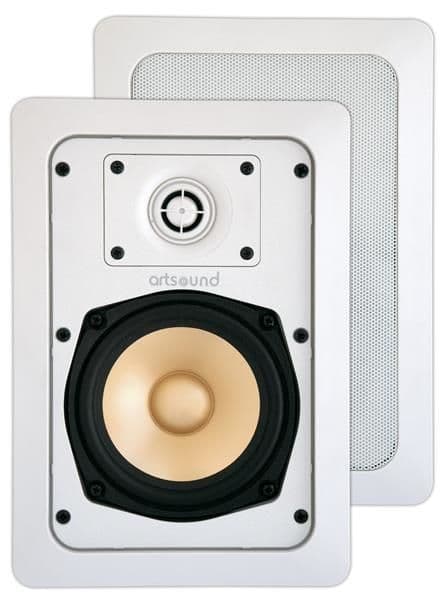 RE650.2, x - tended, haut-parleur encastrable 2 voies, rectangulaire, 85W, Blanc (2 pièces) vue 1
