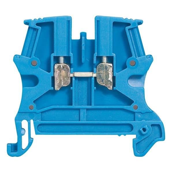 Bloc vis passage 1 jonction 4mm² (pas de 6mm), Bleu - Viking 3 vue 1