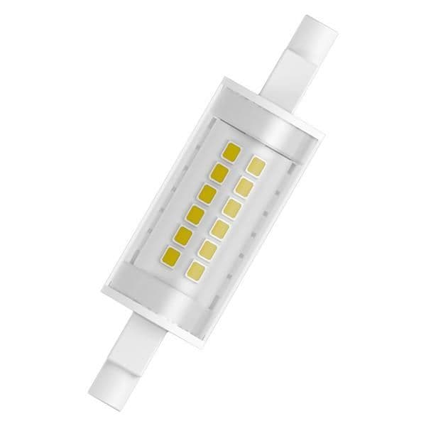 Lampe Led slim Line R7s 78.0mm 60 6W / 2700K 806lm 300° non dimmable vue 1