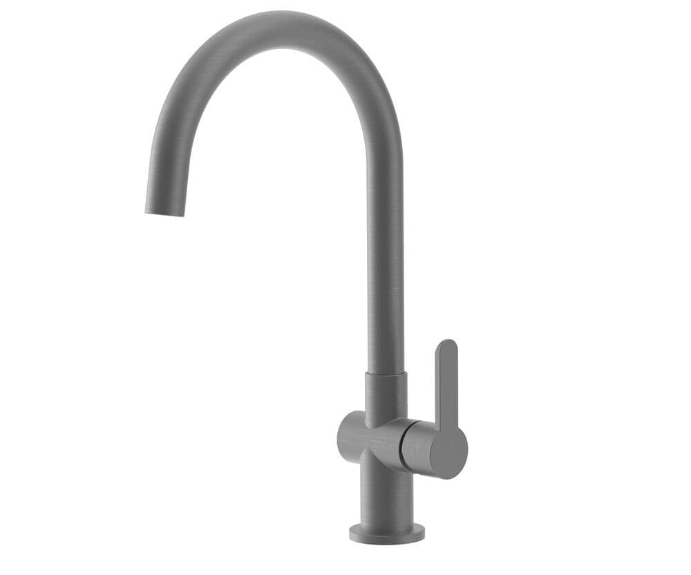 GO Van Marcke Verona mitigeur cuisine une poignée metal brossé vue 1