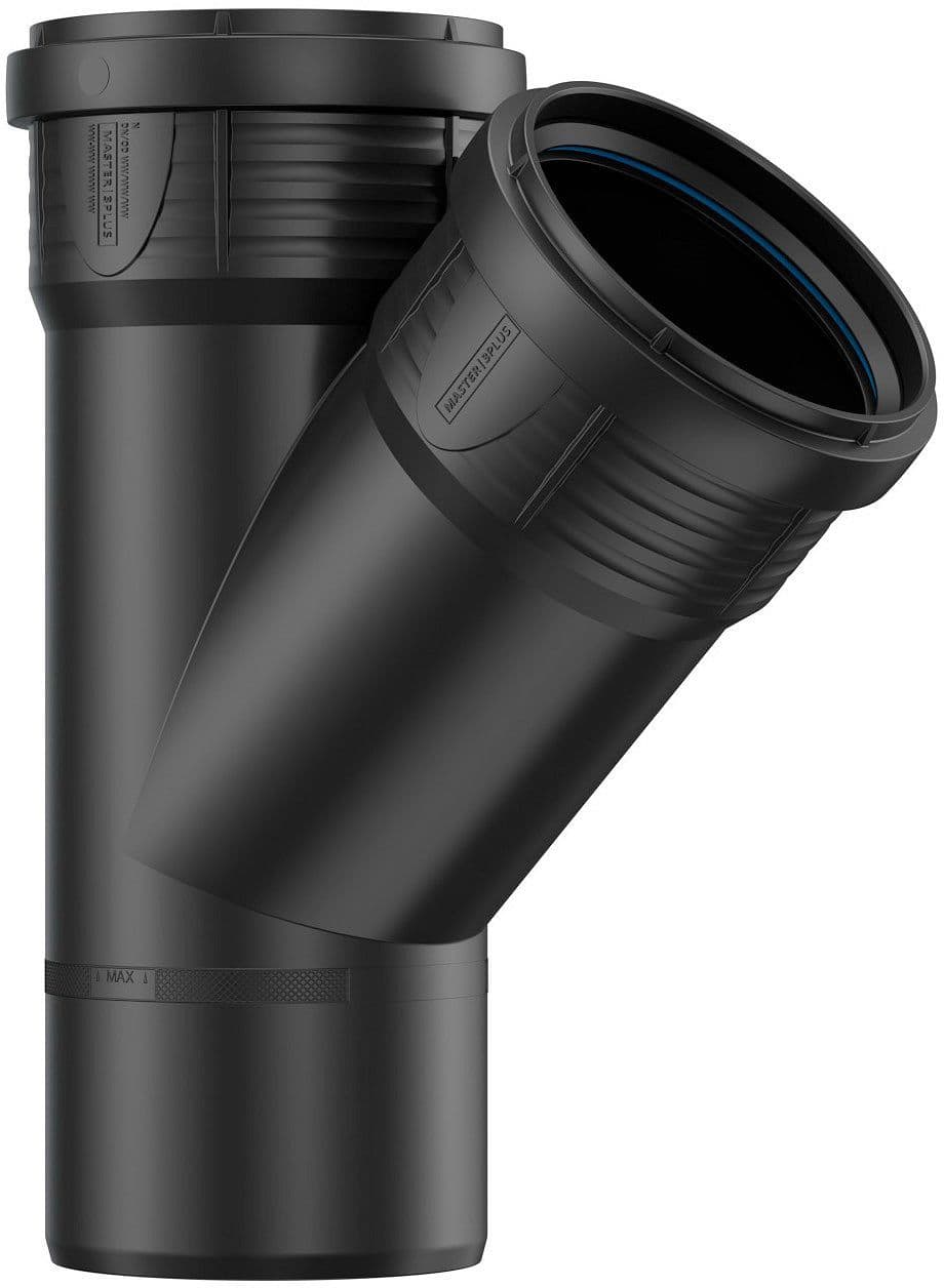T PP 45°MFF 90-90MM NOIR vue 1