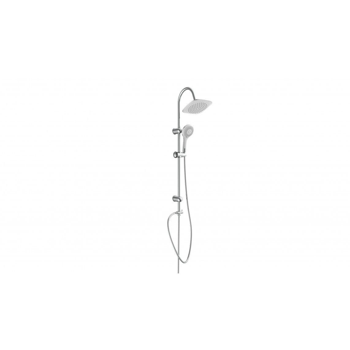 60057 TENERIFFA Set douche de pluie, chromé/blanc vue 1