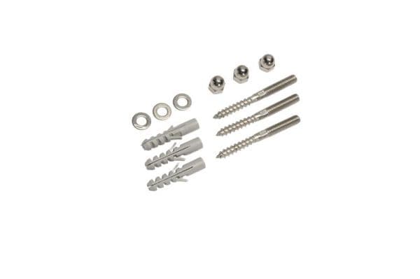 Kit de fixation, Inox, filetage M8, écrous, chevilles et rondelles inclus vue 1