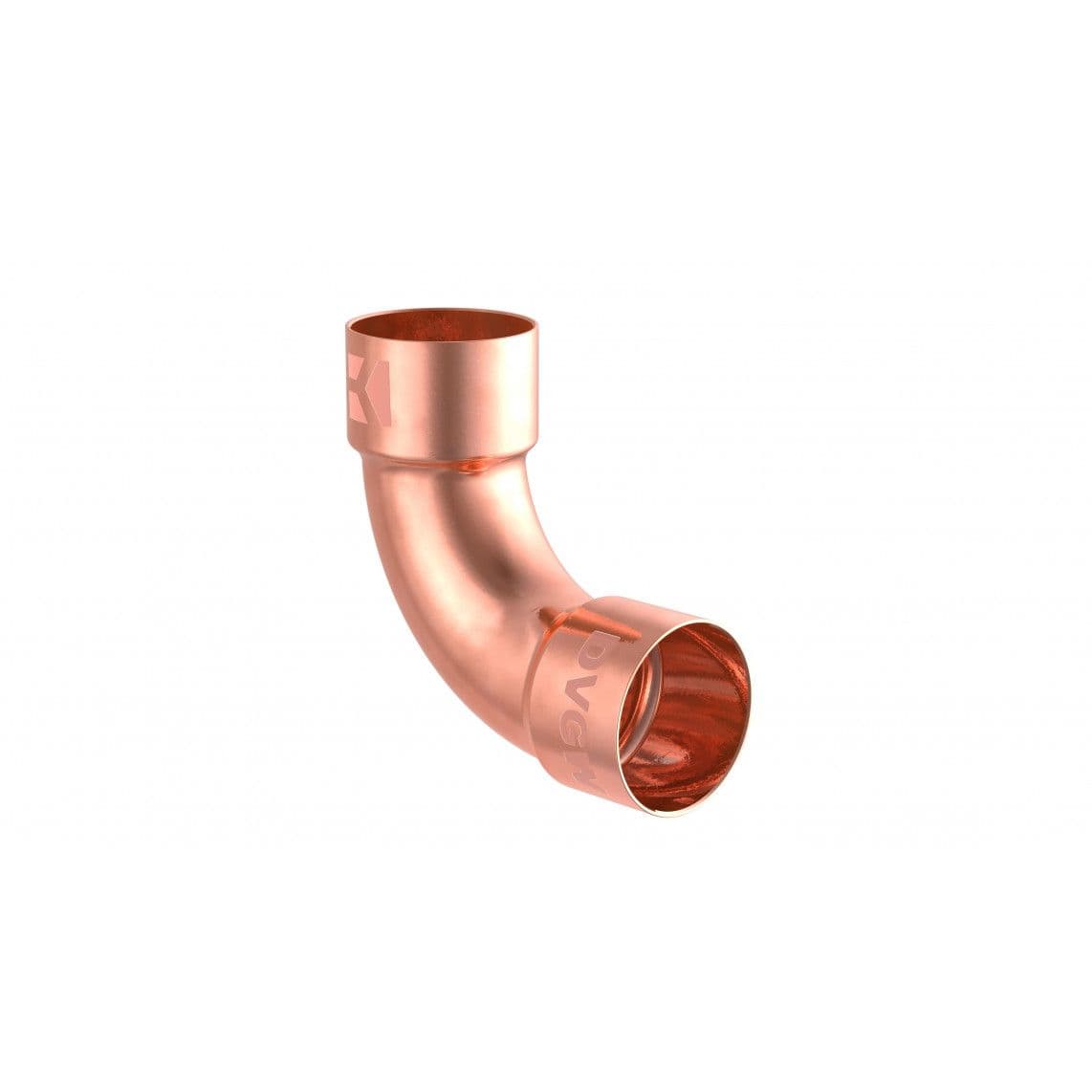 989014017 CU arc 90°, vierge, 18 mm, 2 manchons, (5002a) vue 1