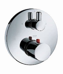 SET DE FINITION THERMOSTAT A ENCASTRER + INVERSEUR UNO HANSGROHE CHROME vue 1