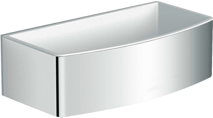 PORTE-BOUTEILLE/EPONGE DESIGN PASPARTOE 22X11X7 BLANC-CHROME vue 1