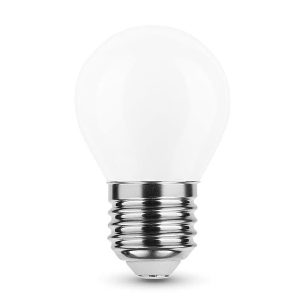 Lampe filament Led mat boule - 4W - E27 - 3000K - 470lm - IP20 vue 1