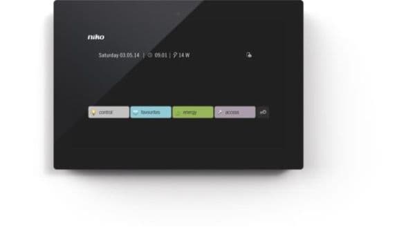Ecran tactile Niko Home control vue 1