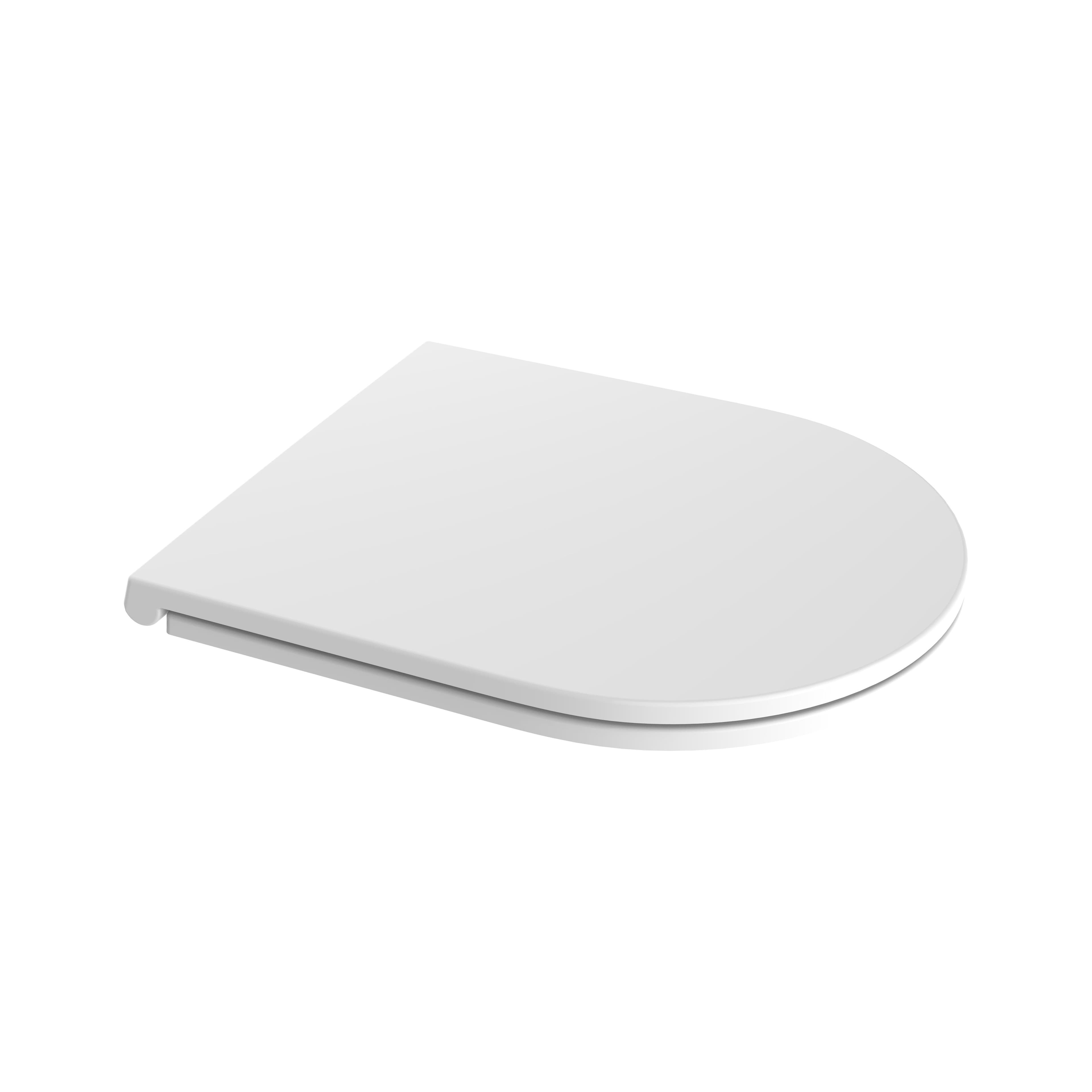 ALONI ABATTANT WC PREMIUM - DESIGN SLIM - SOFT CLOSE - QUICK RELEASE - TOPFIX - DUROPLAST - CHARNIÈRES EN INOX - BLANC BRILLANT vue 1
