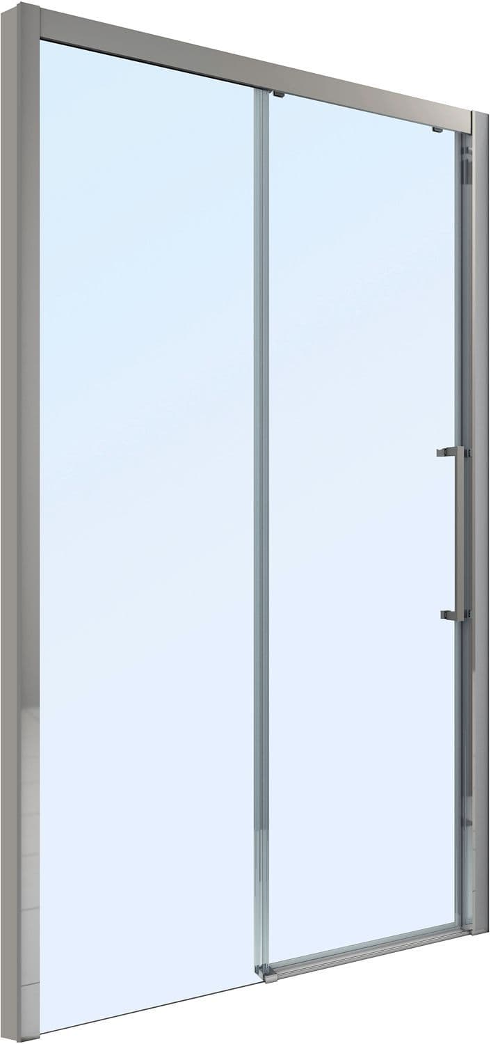 PORTE COULISSANTE URBAN DESCO COLLECTION 136-139 H200 CLAIR-CHROME vue 1