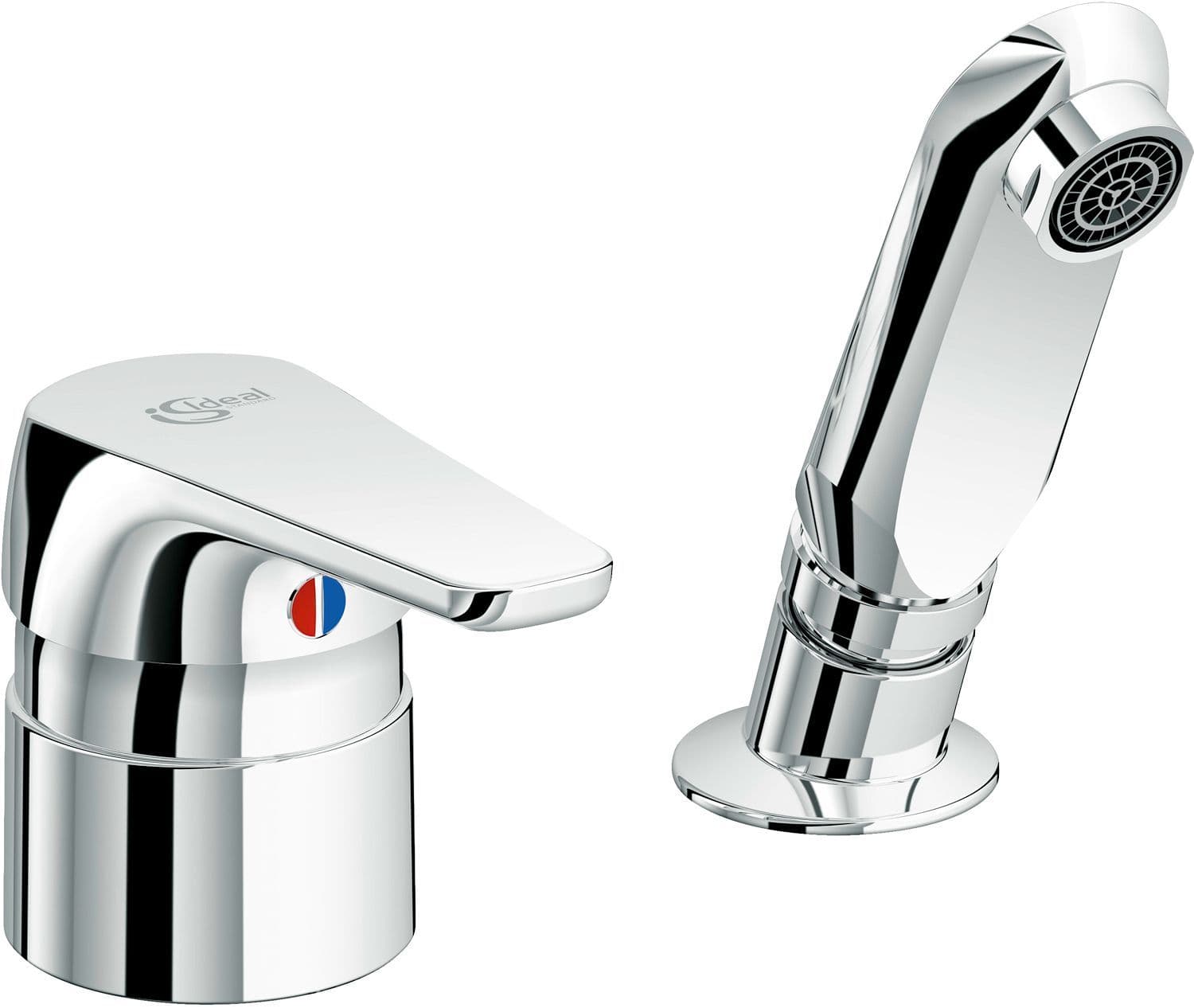 MITIGEUR POUR SALON COIFFURE AVEC DOUCHE A MAIN CERAPLUS IDEAL STANDARD CHROME vue 1