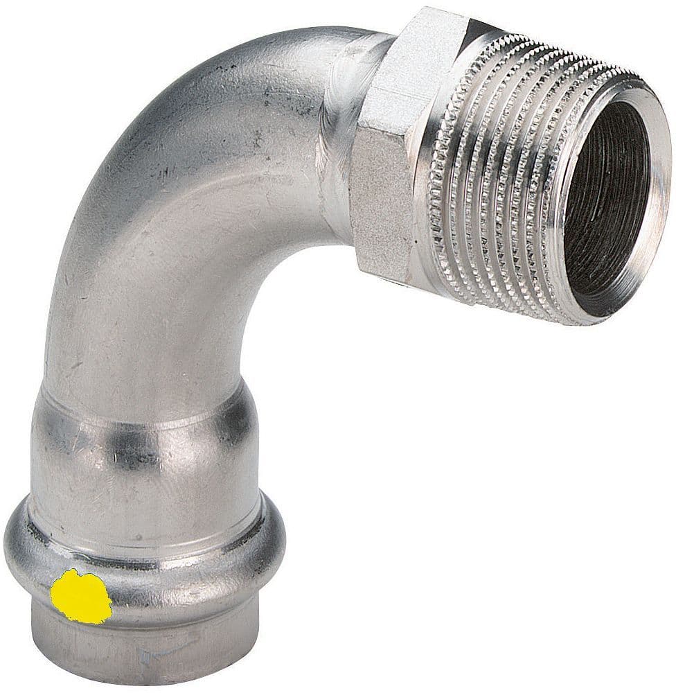 COUDE 4/4"M-28MM SANPR INOX GAZ VIEGA vue 1