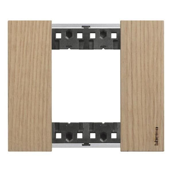 LNow plaque 2 modules Oak pour support référence K4702 vue 1