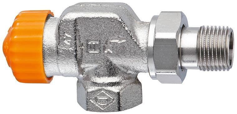 VANNE THERMOSTATIQUE ECLIPSE HEIMEIER EQUERRE INVERSE 3/8"-3/8" vue 1