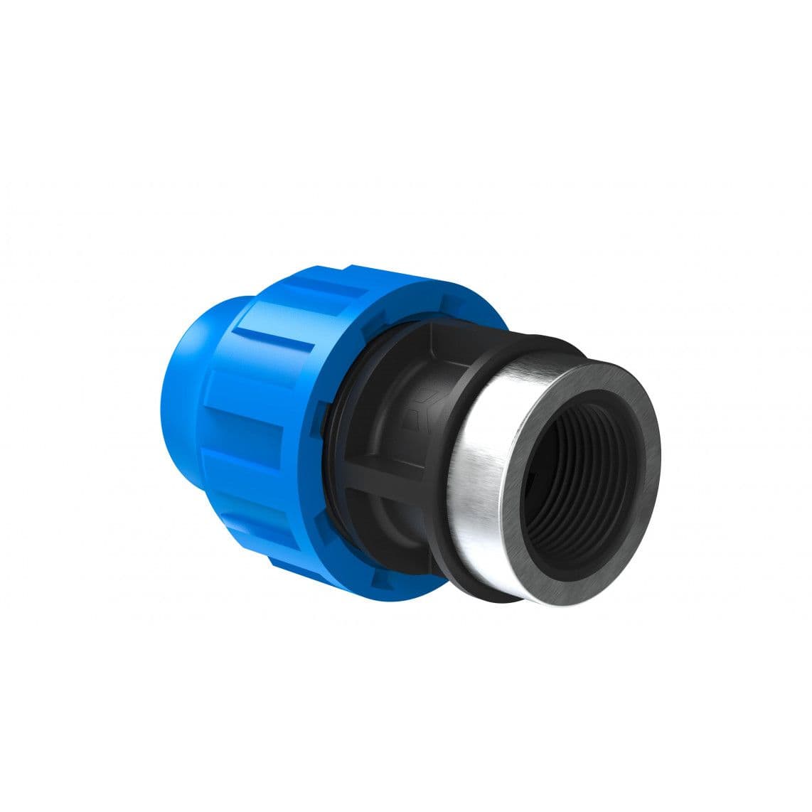 984843117 PP pièce intermédiaire, 20 mm x 1/2" F, raccord à serrer pour PEHD/socarex vue 1
