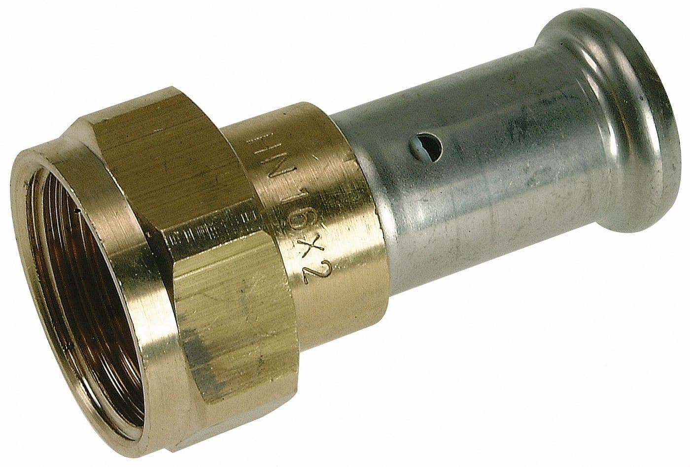 RACCORD MOBILE AVEC JOINT A SERTIR 16MM-1/2"F LAITON HENCO vue 1