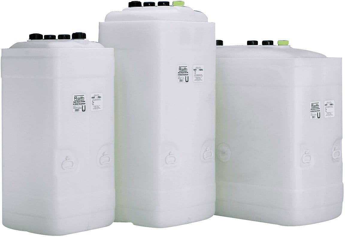CITERNE DOUBLE PAROI AVEC GAINE EN SYNTHETIQUE KWT ROTH 1500L vue 1