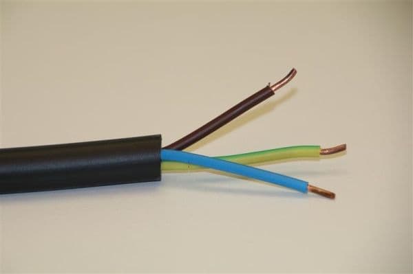 Exvb 3 G 2.5 Noir en rouleau de 100m classe CPR: ECA vue 1