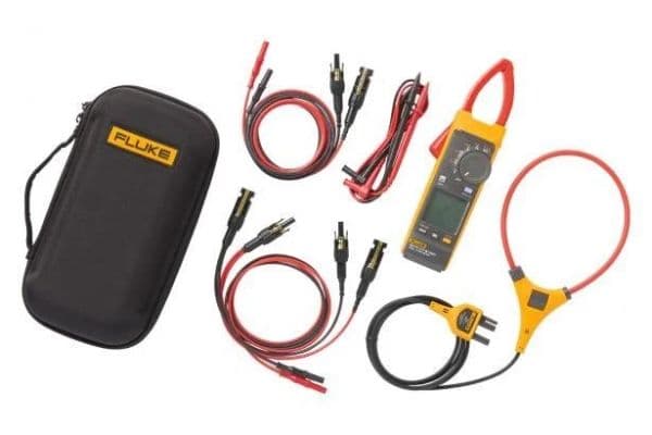 Flk-393fc-pvlead, kit photovoltaique pince Fluke 393 fc et cordons mc4 vue 1