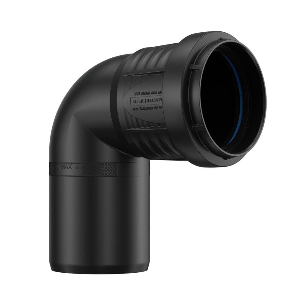 Pipelife Master 3 plus coude 90° MF D40 vue 1
