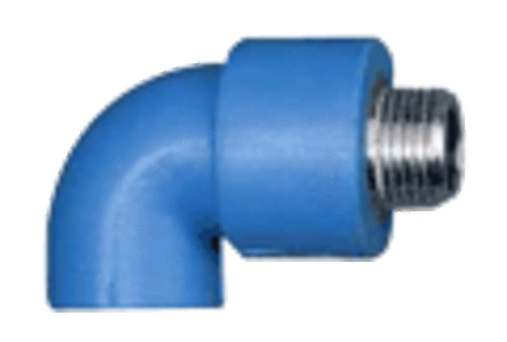 Niron raccord PPRc sanitair coude mixte 20 mm X 1/2"M vue 1