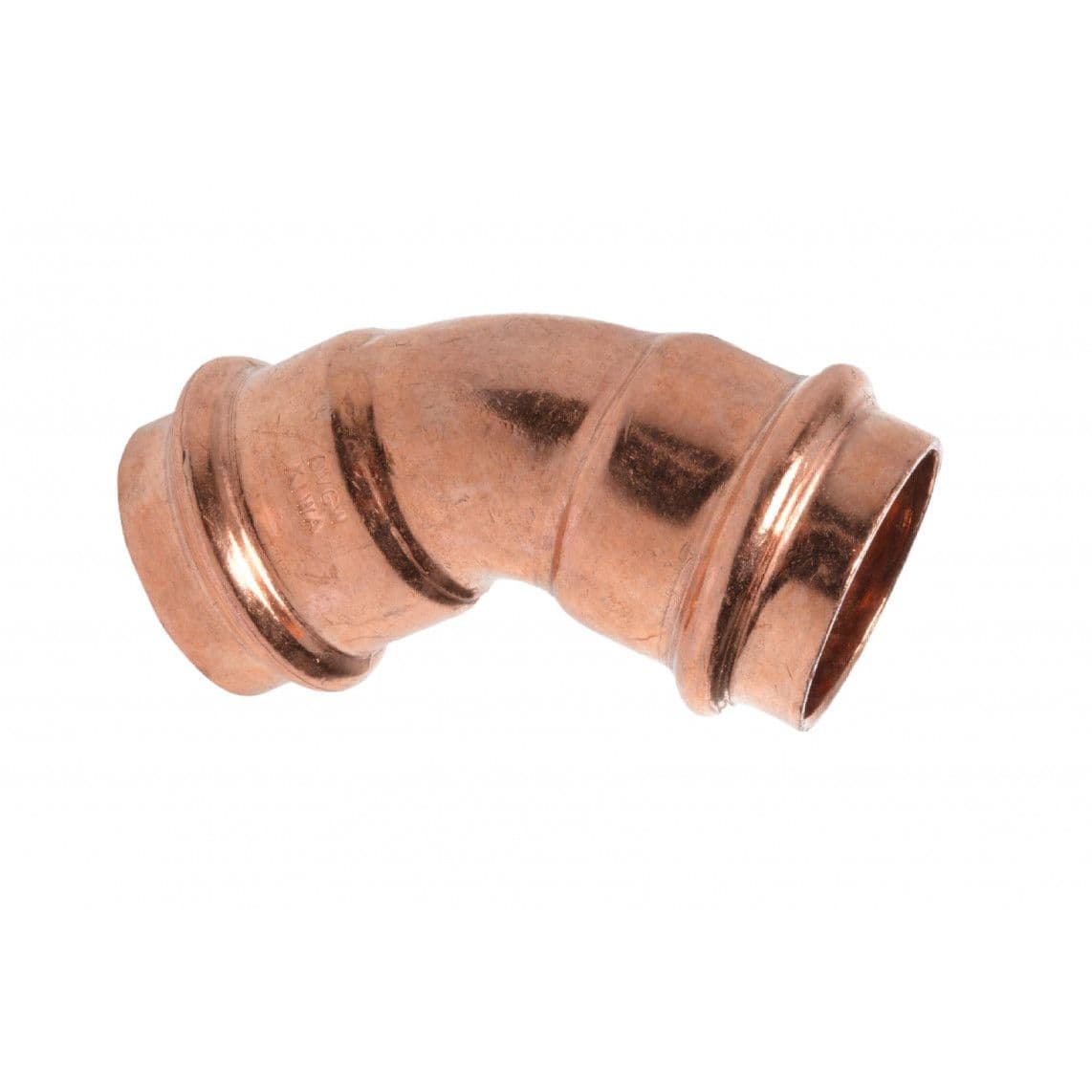 988612254 CU arc 45°, vierge, 15 mm, 2 manchons, (P5041) vue 1