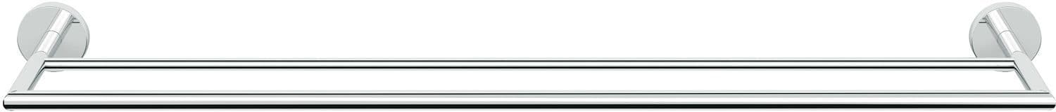 SECHE-SERVIETTE DOUBLE FIXE HOLD O(N) 60CM CHROME vue 1