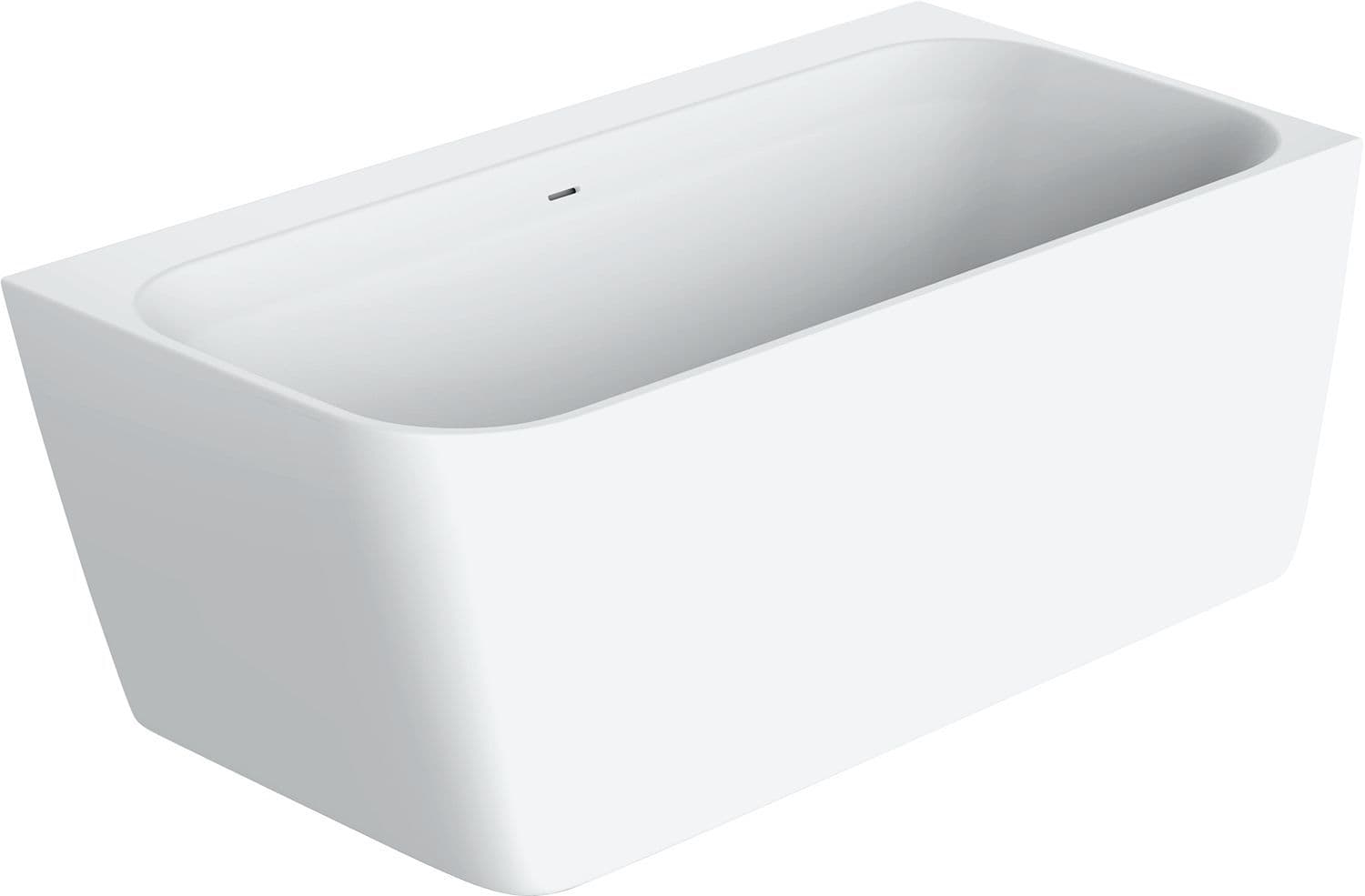 BAIGNOIRE+SIPHON+CLICK CREPINE 170X81 CORNER DROITE XONYX BLANC MAT vue 1