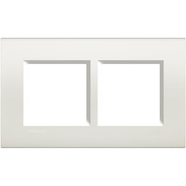 LivingLight - plaque rectangulaire 2 x 2 modules 57mm Blanc vue 1