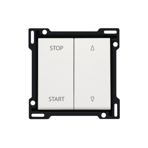 Set de finition pour interrupteur pour volets à verrouillage électrique, couleur white vue 1